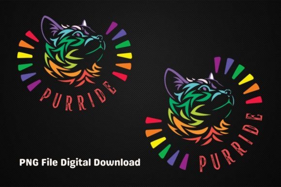 Download Purride, Funny Cat Gay Pride LGBTQ PNG - Premium Bundle